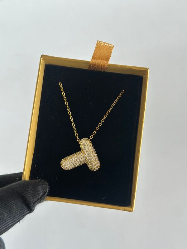 Sparkle alphabet necklace