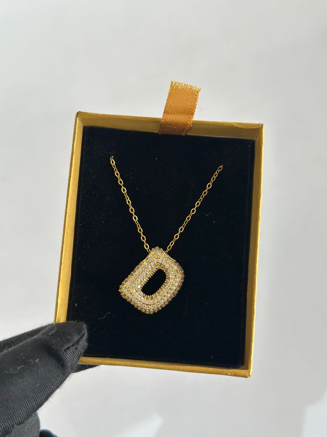 Sparkle alphabet necklace