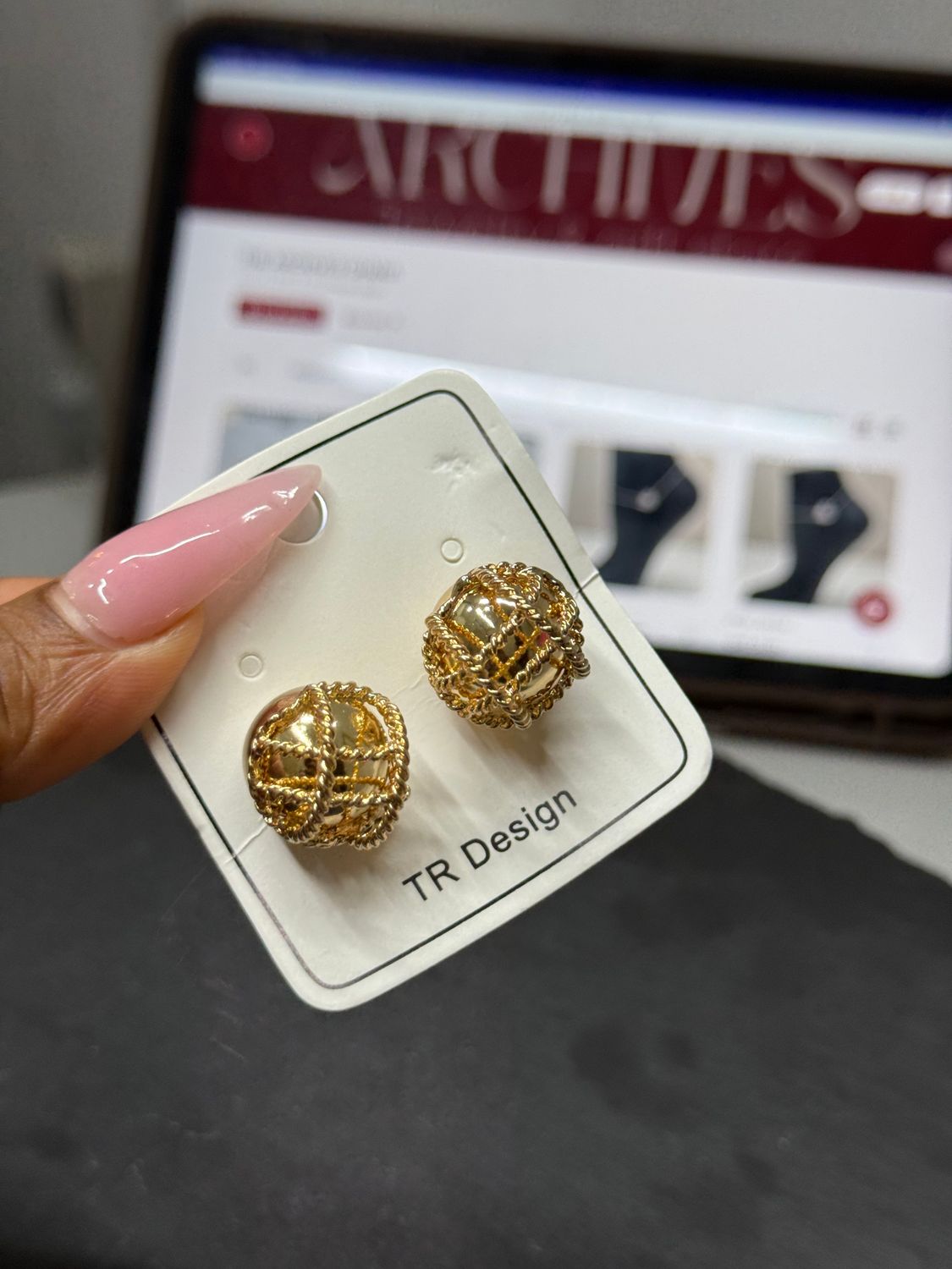 S1 statement earrings