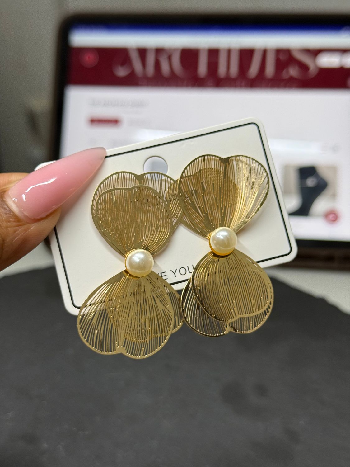 S1 statement earrings