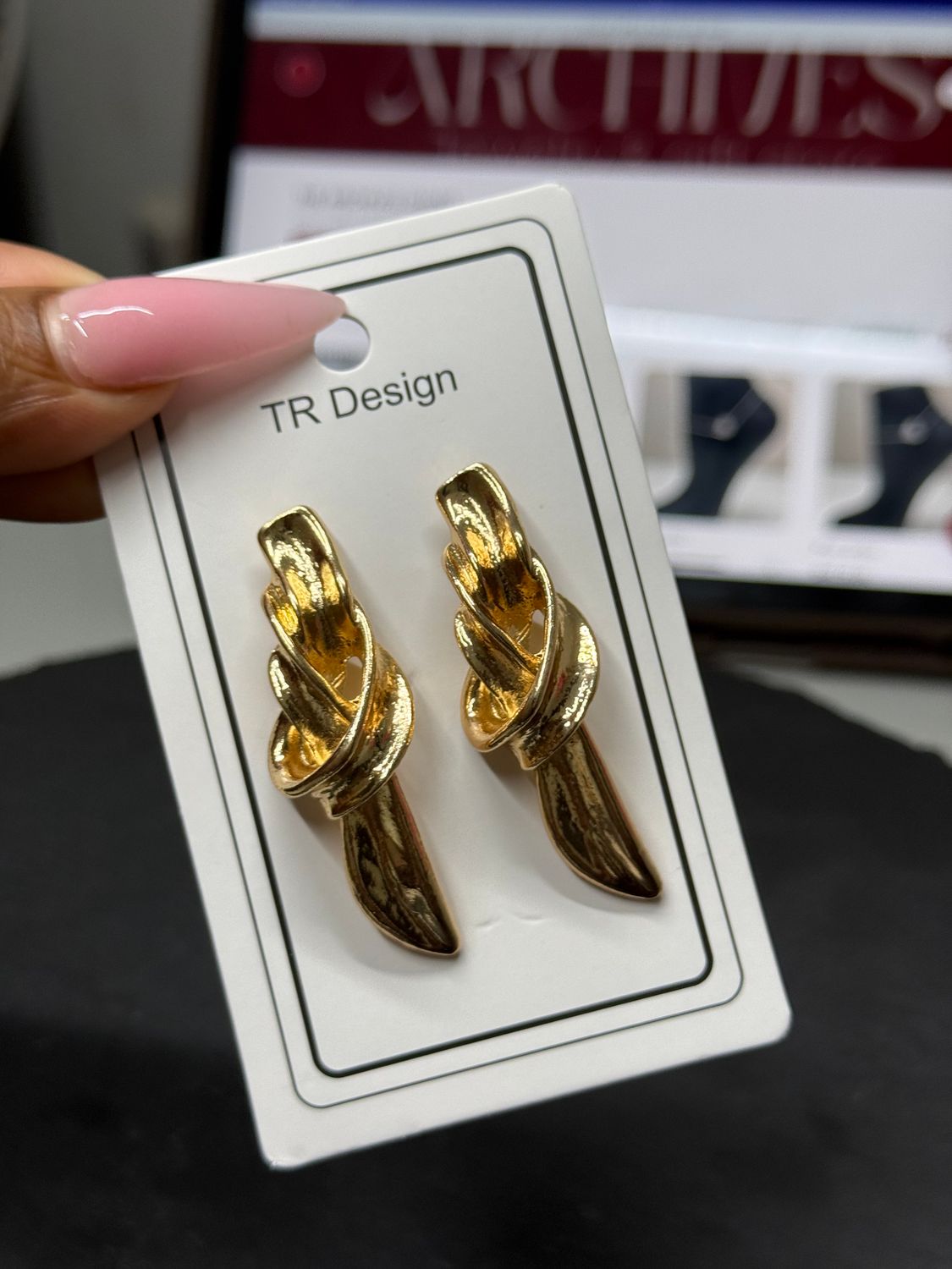 S1 statement earrings