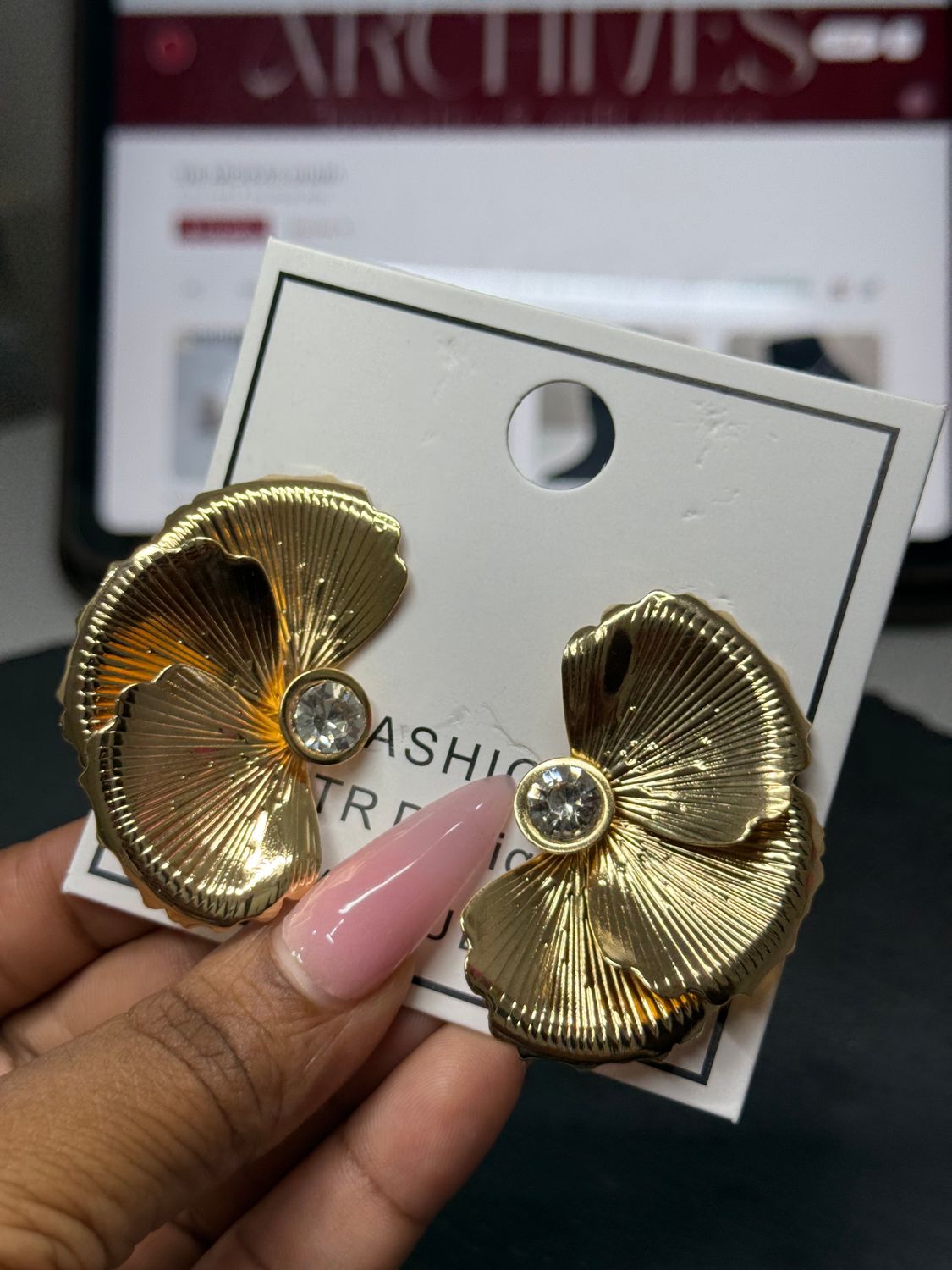 S1 statement earrings