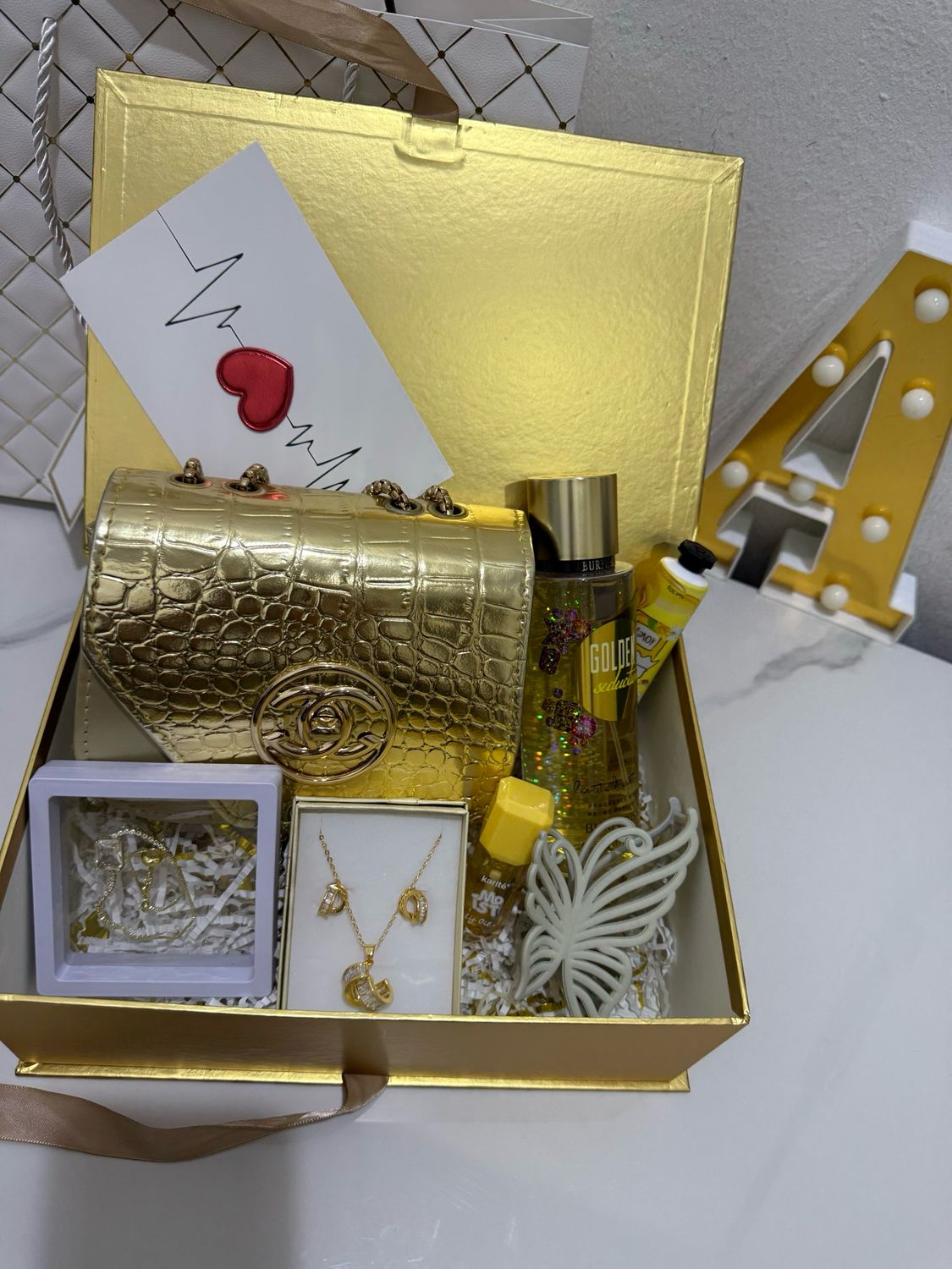 Golden Heart Box