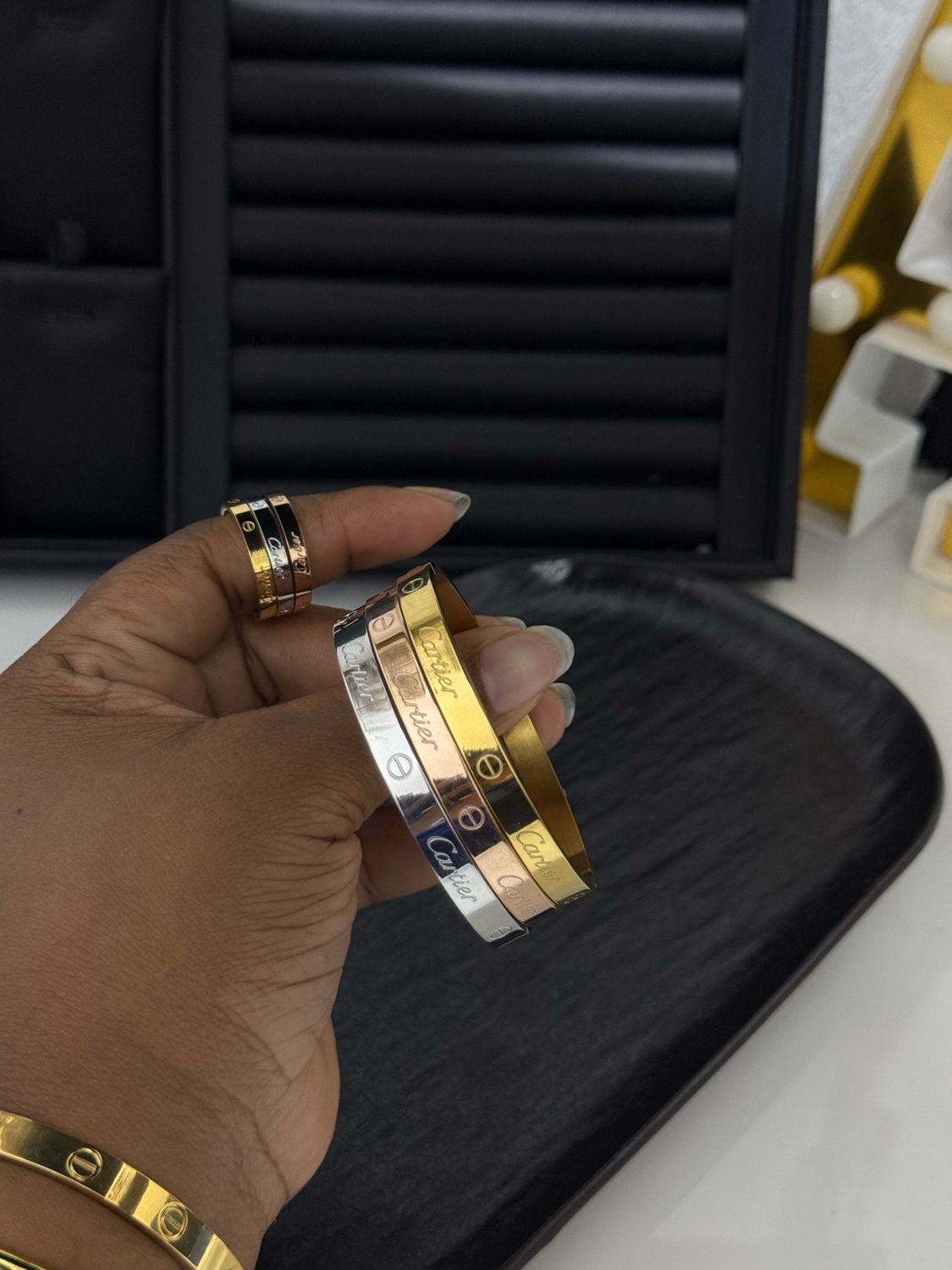 Cartier Bangle With Ring