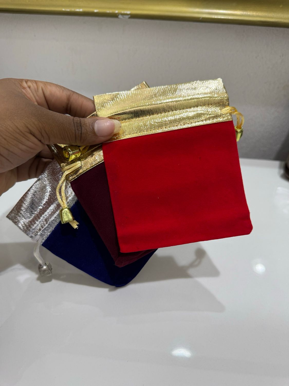 Small Velvet Pouch