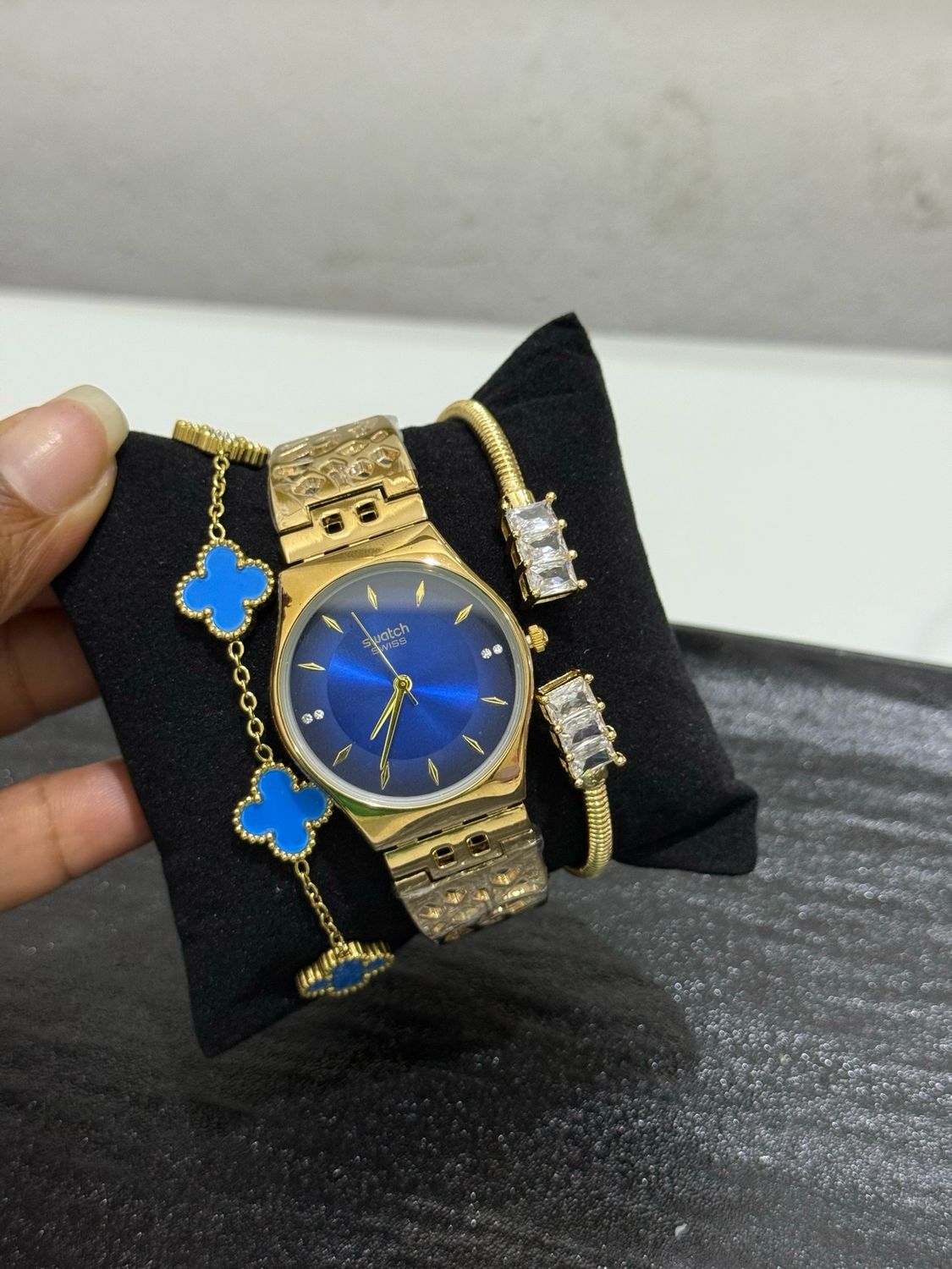 Swatch Swiss Blue Watch Set