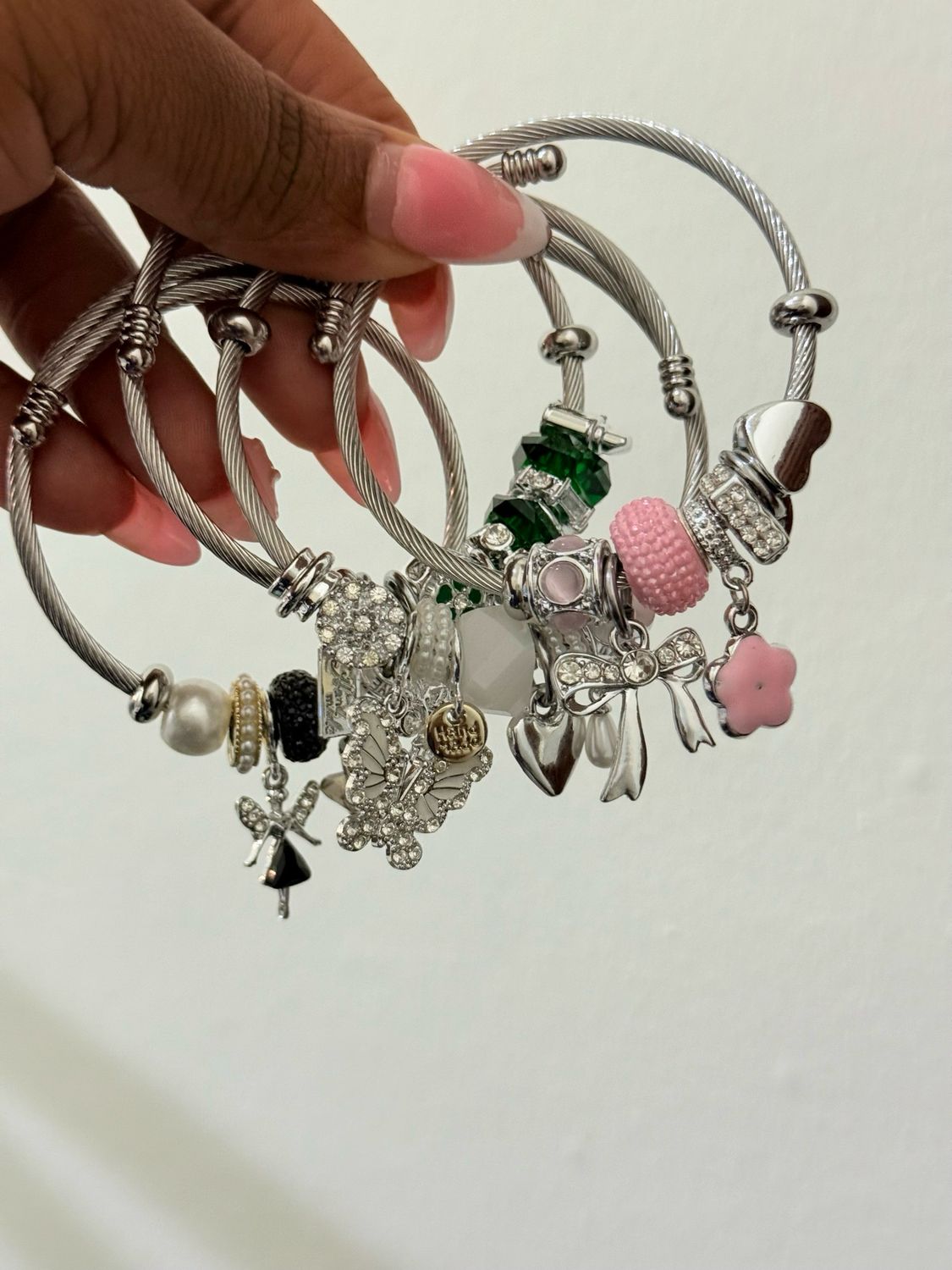 Maya Charms Bracelet Silver