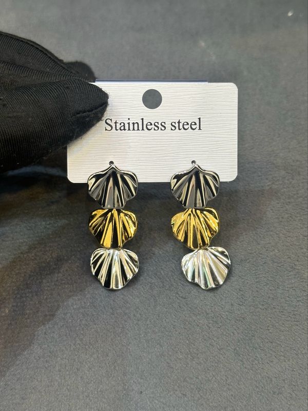 2944 Earring 7 Silver &amp; Gold