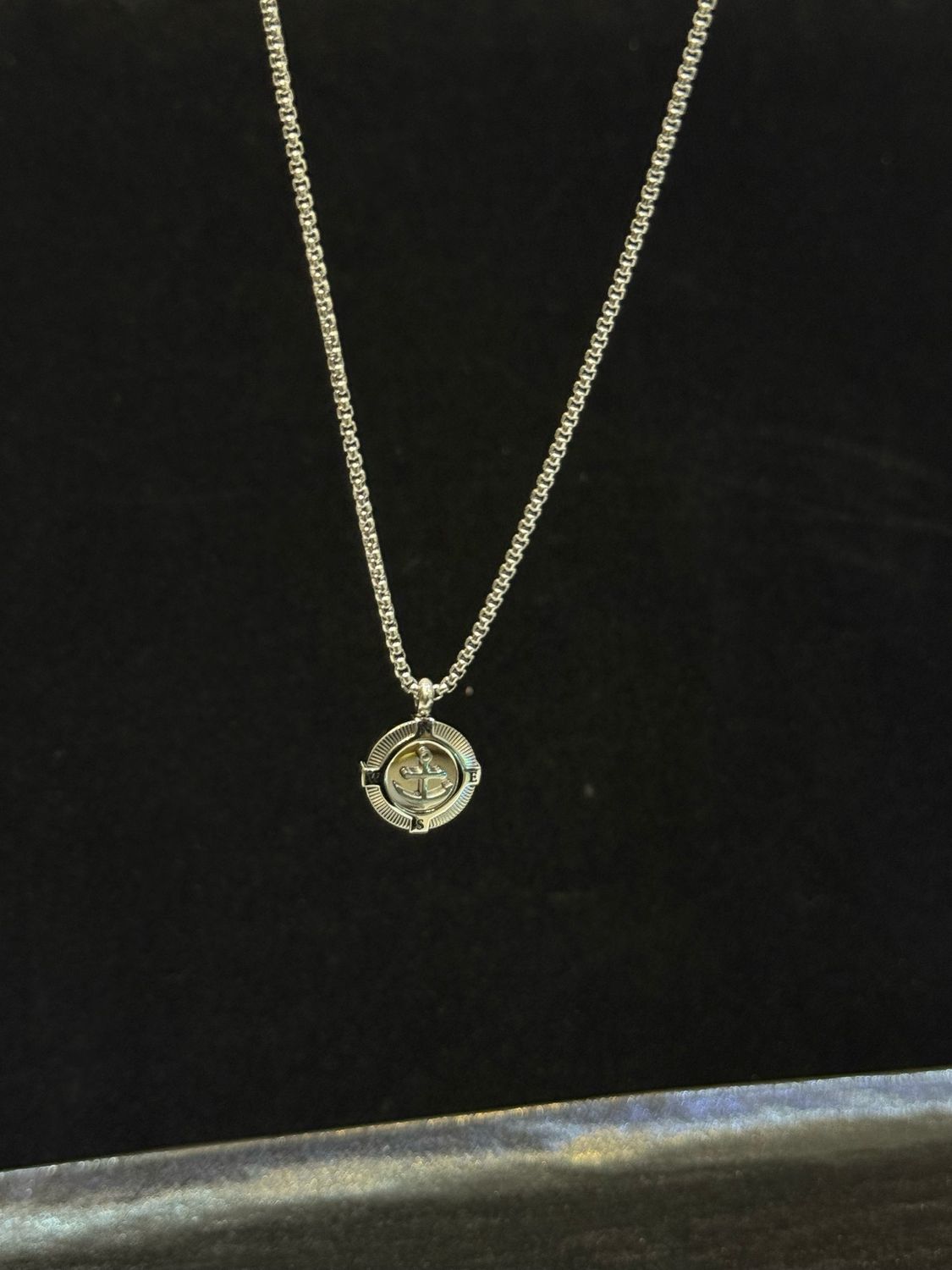 2657 Luca Mens Necklace (all Silver)