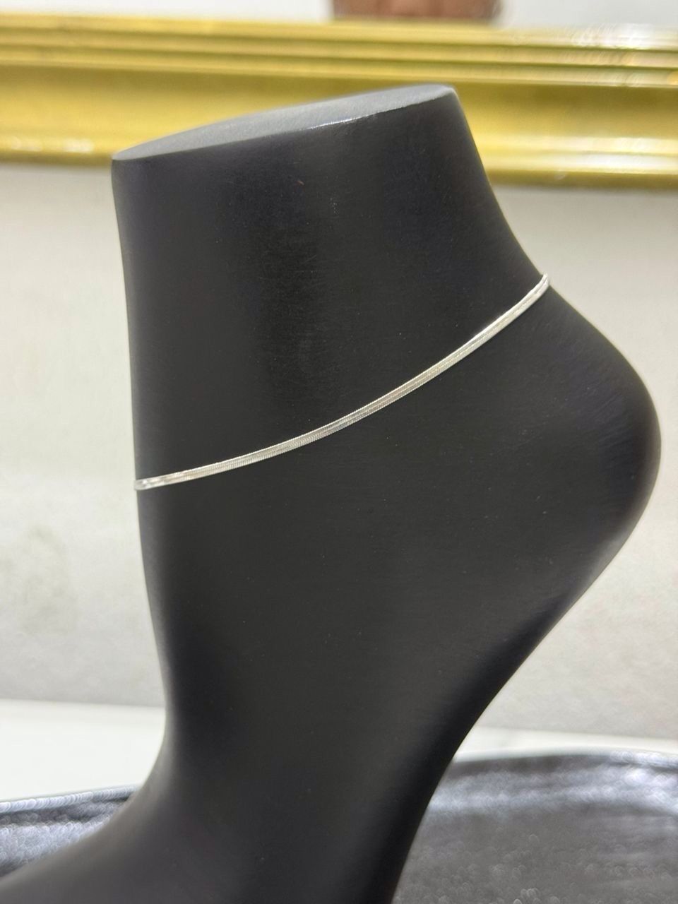 2686 Plain Silver Anklet