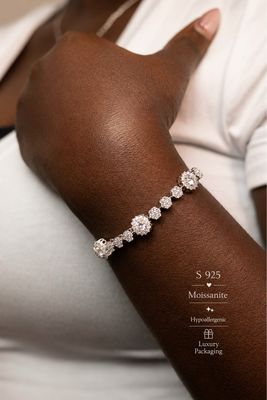 S925 Moissanite Bracelet 