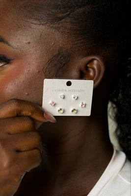 Fashion Trio Earrings 