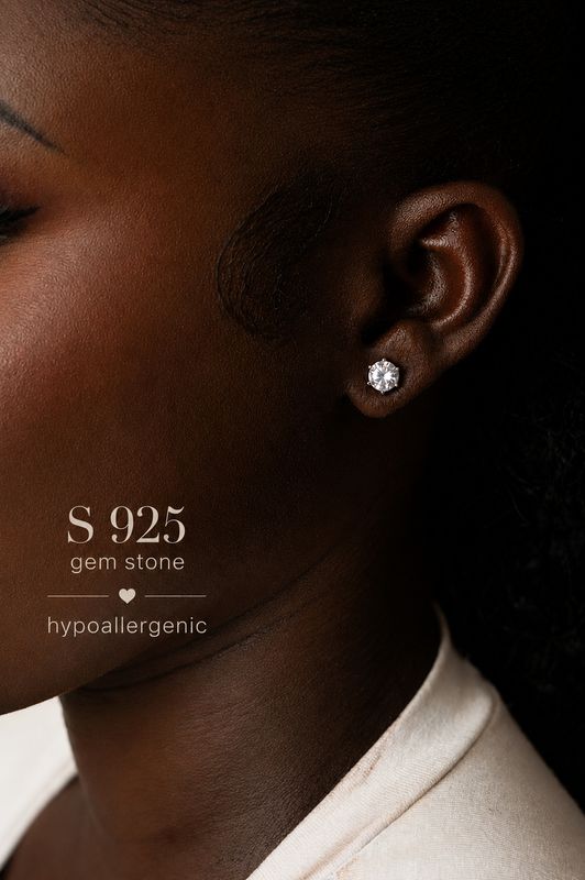 S925 Stud Earring
