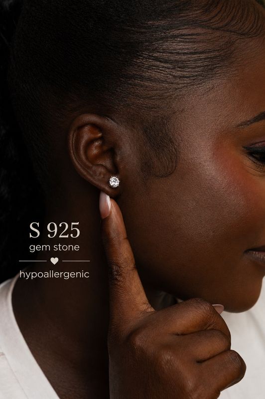 S925 Stud Earring