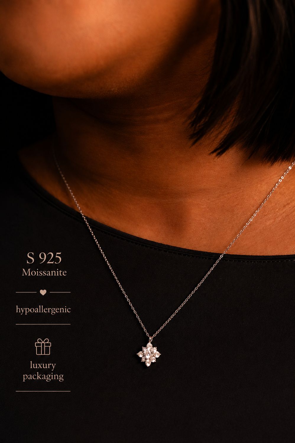 S925 Moissanite Necklace