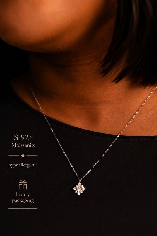 S925 Moissanite Necklace