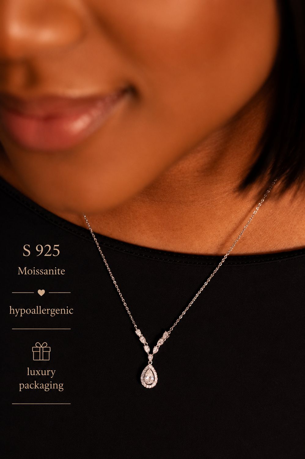 S925 Moissanite Necklace