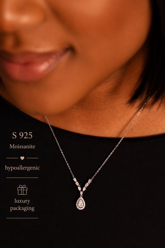 S925 Moissanite Necklace
