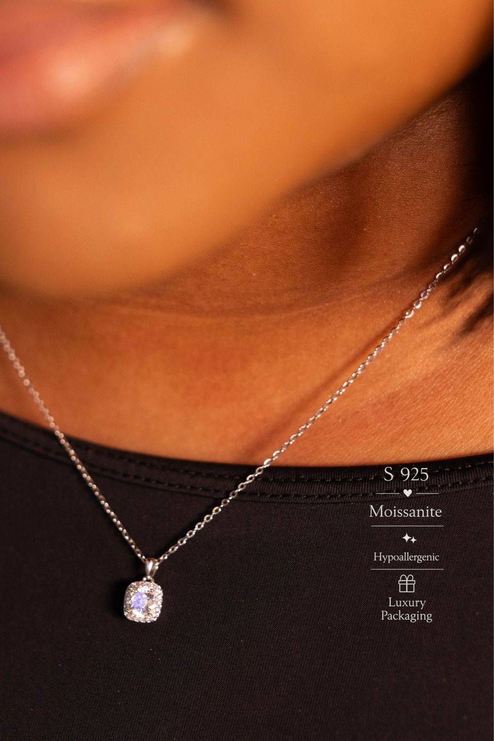 S925 Moissanite Necklace