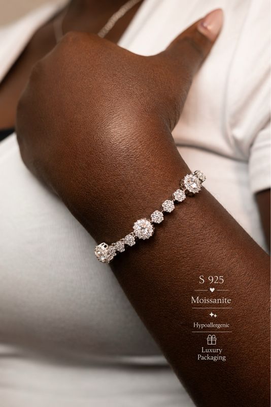 S925 Moissanite Bracelet