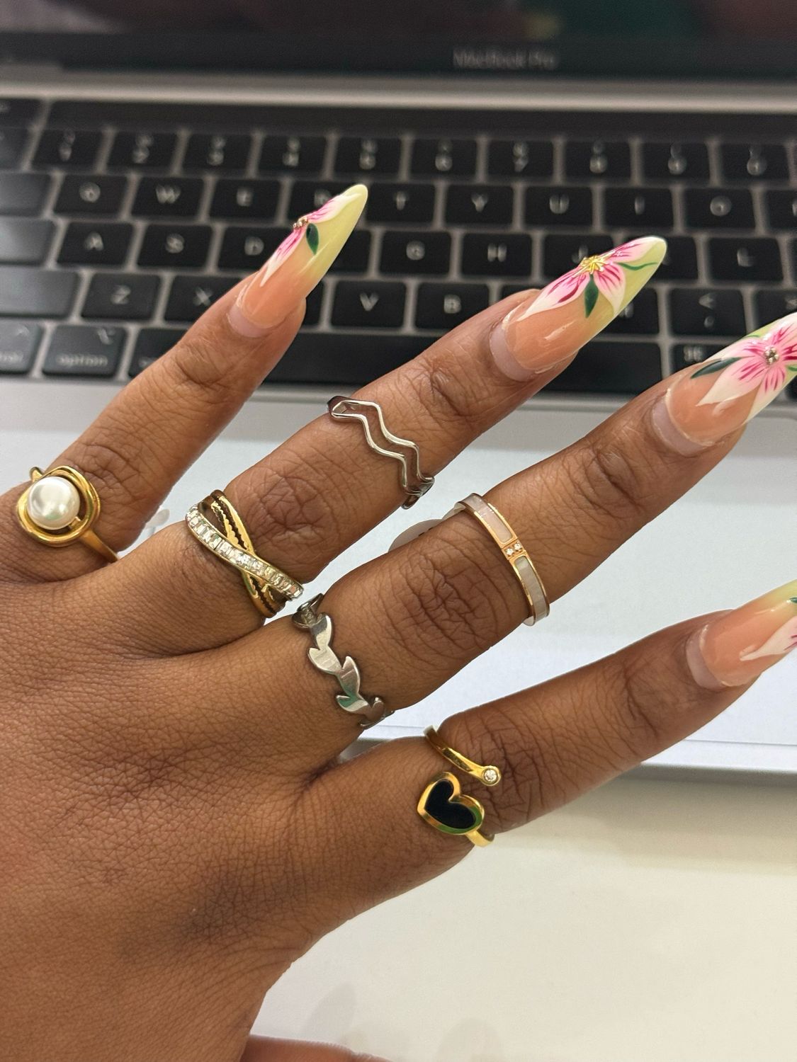 Fashion Rings 6PCS