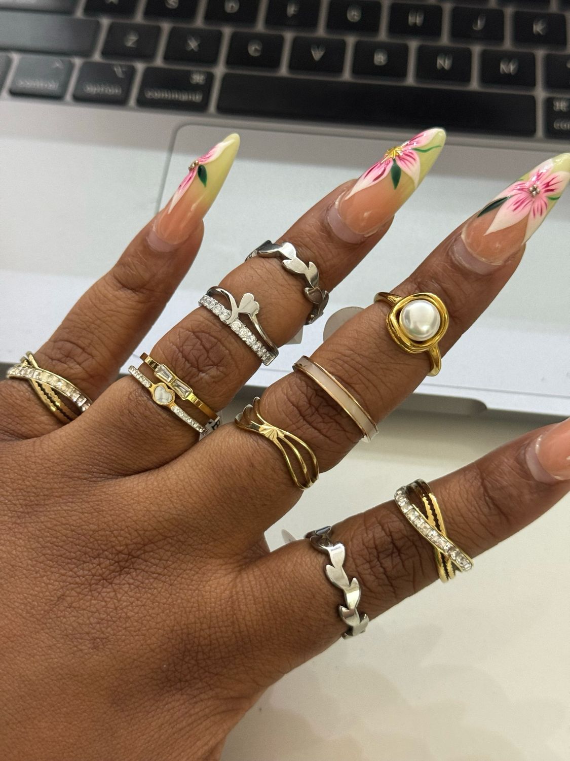 Fashion Rings 9pcs