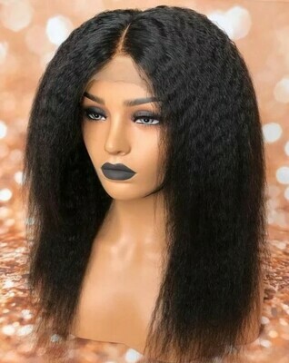 Mindy - Wig - Kinky Human Hair Lace Front