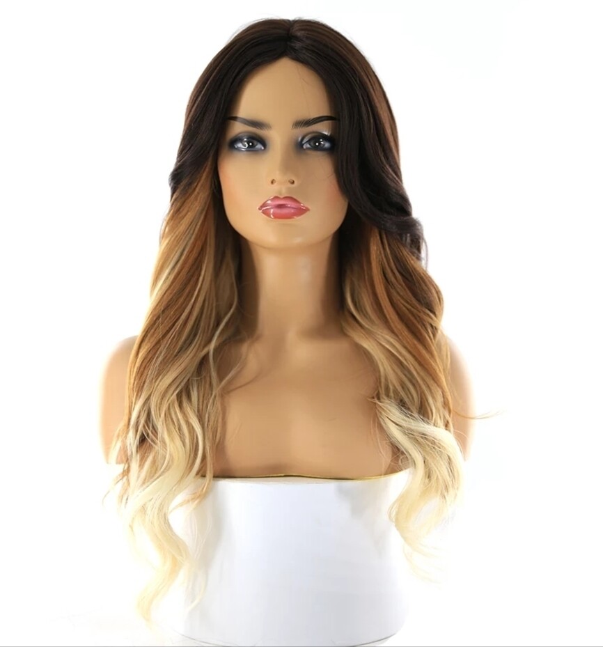 Coco Wig | Balayage Brown to Blonde Lace Side Part