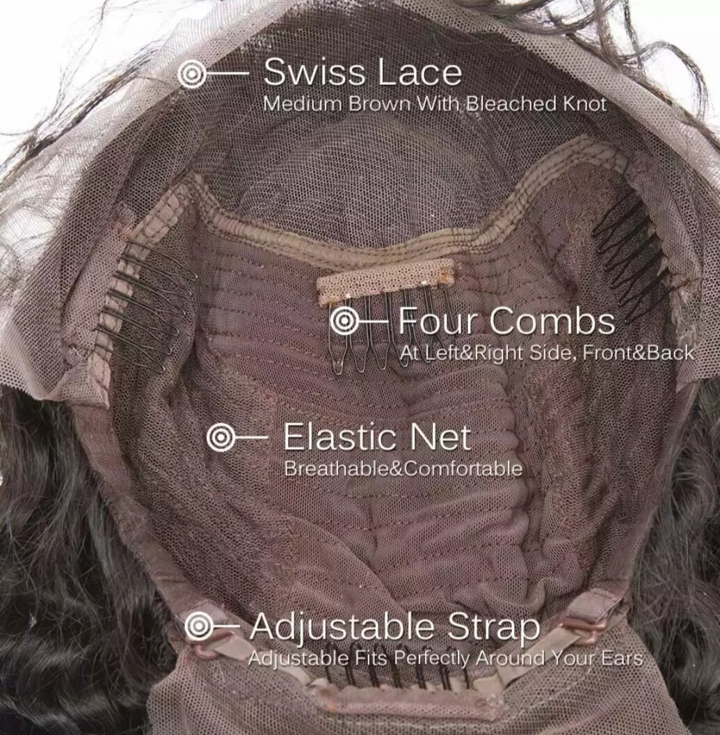 Bethany Wig | Natural Black Human Hair Lace Front 