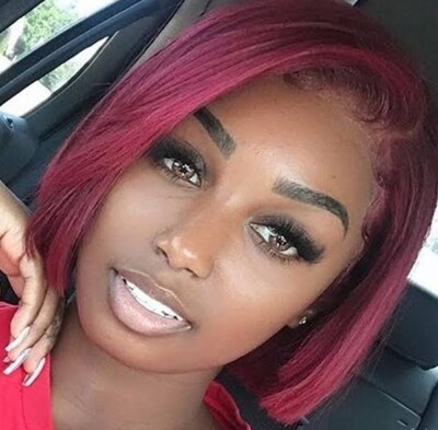Marilyn Wig | Burgundy Human Hair Lace Front 