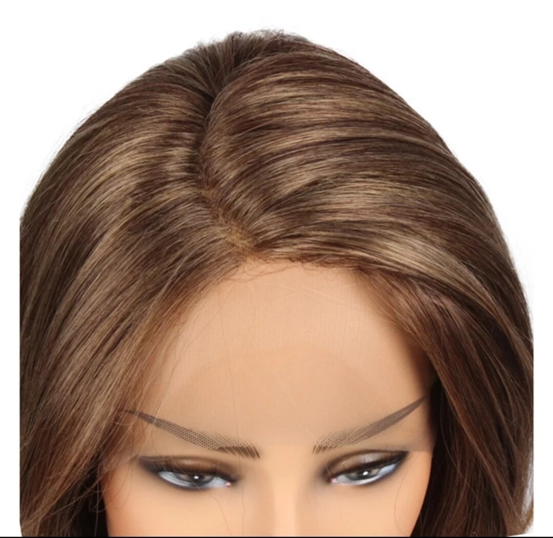 Anastasia Wig | Caramel Blonde Balayage Side Part Lace Front
