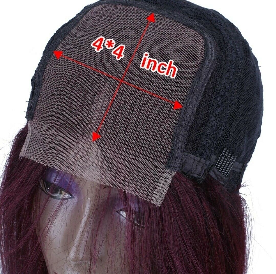 Katherine Wig | Burgundy Human Hair Lace Front 
