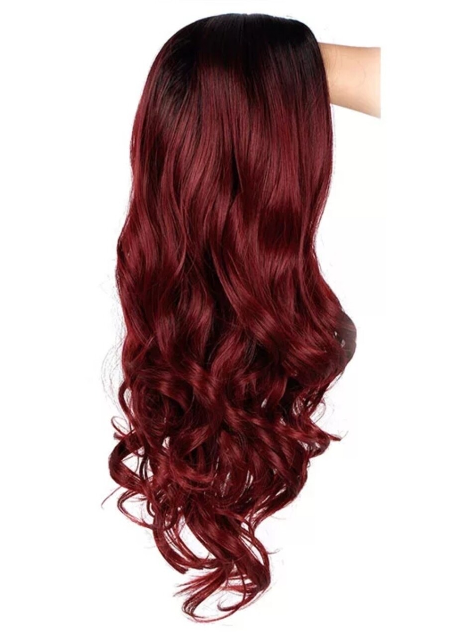 Cosplay Wig | Wine Red Ombre