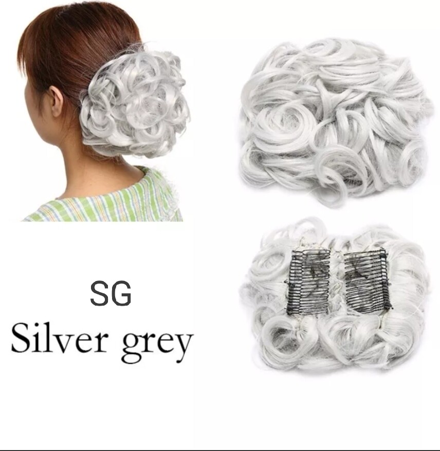 CURLY SYNTHETIC HAIR BUN