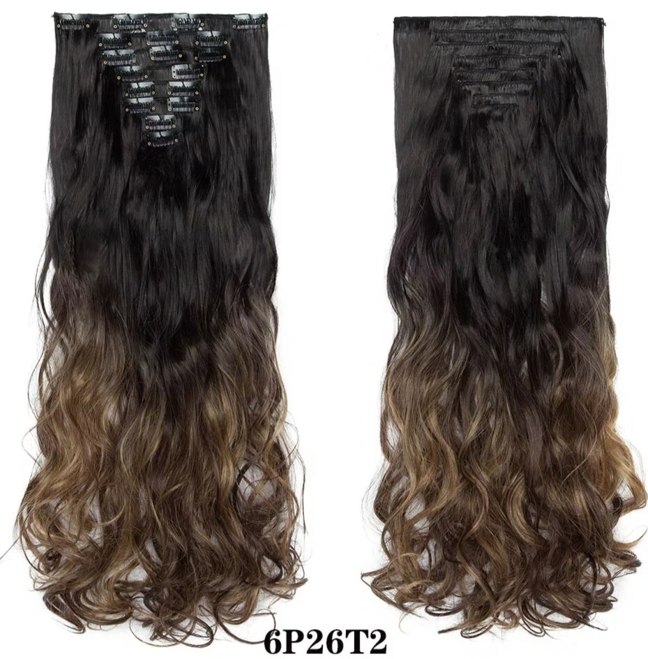CLIP IN EXTENSION SYNTHETIC HAIR