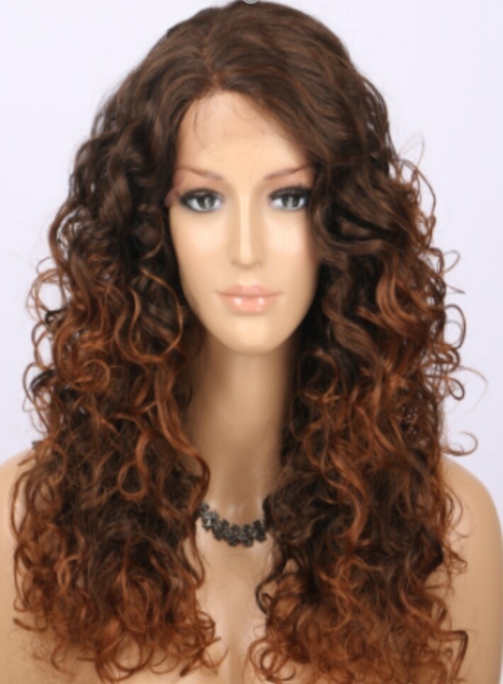 Olivia Wig | Toffee Brown Ombre Lace Front