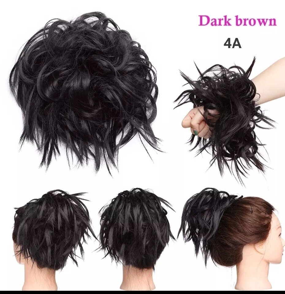 MESSY SYNTHETIC HAIR BUN