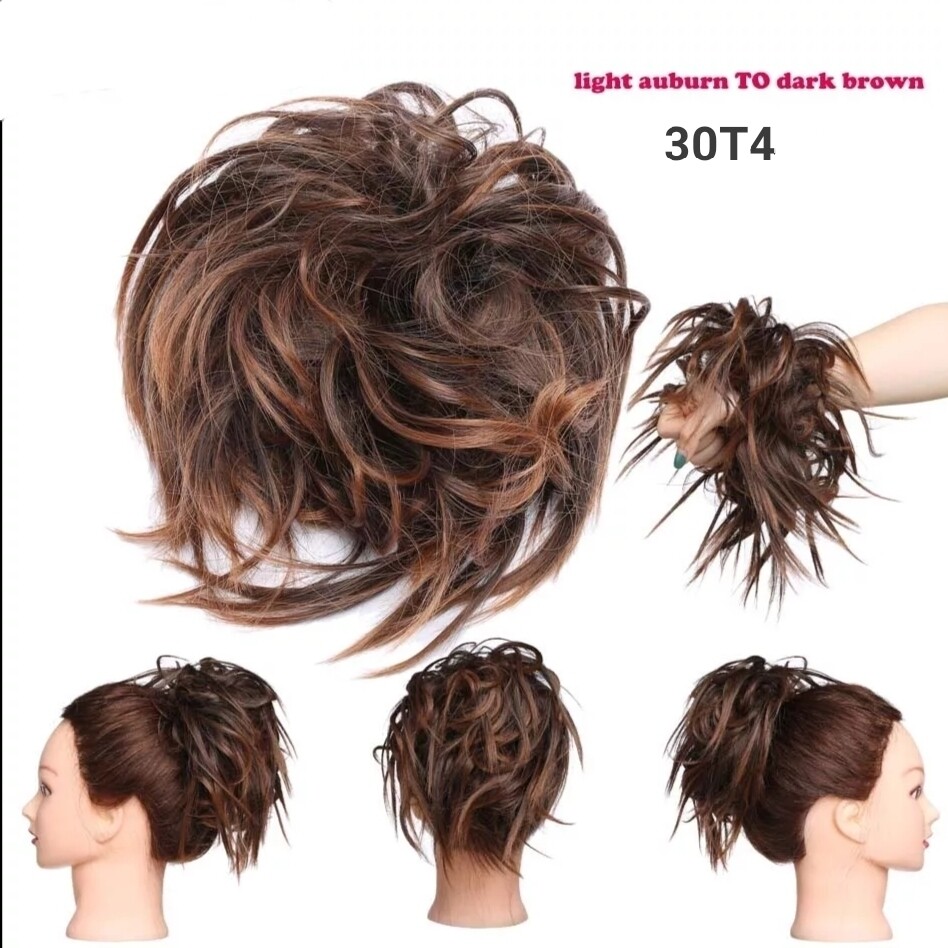 MESSY SYNTHETIC HAIR BUN