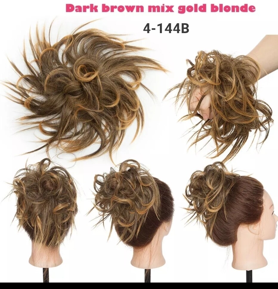 MESSY SYNTHETIC HAIR BUN