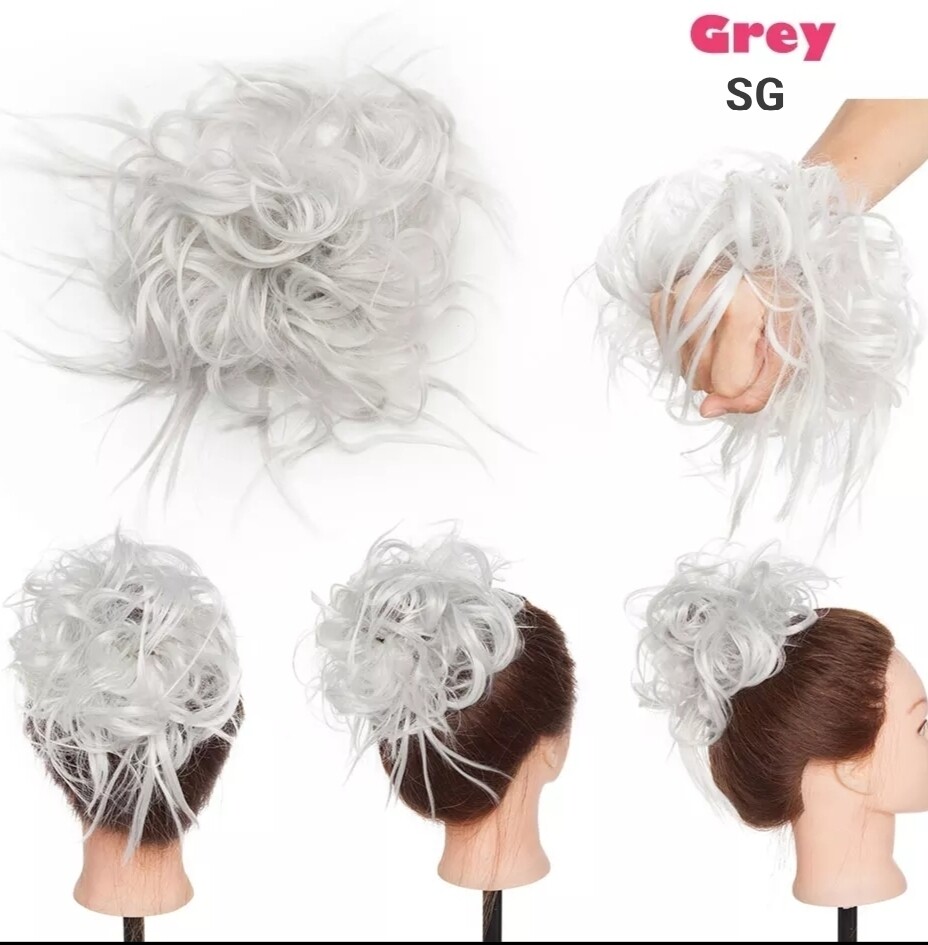 MESSY SYNTHETIC HAIR BUN