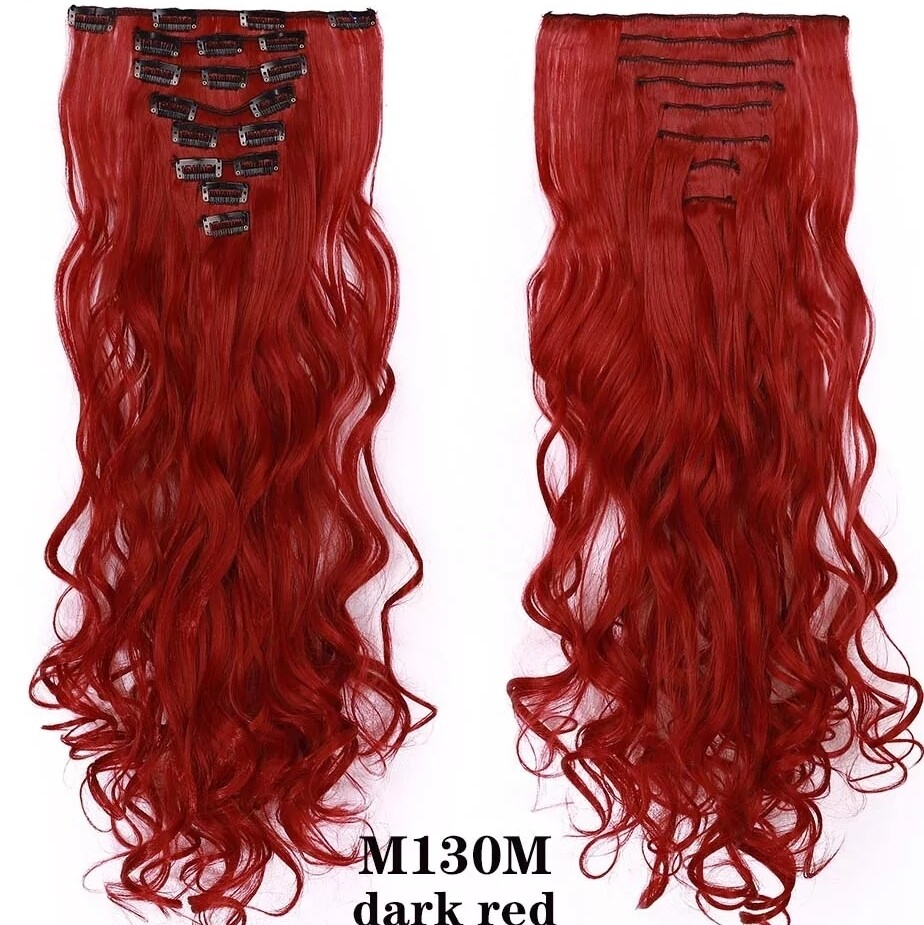 CLIP IN EXTENSION SYNTHETIC HAIR