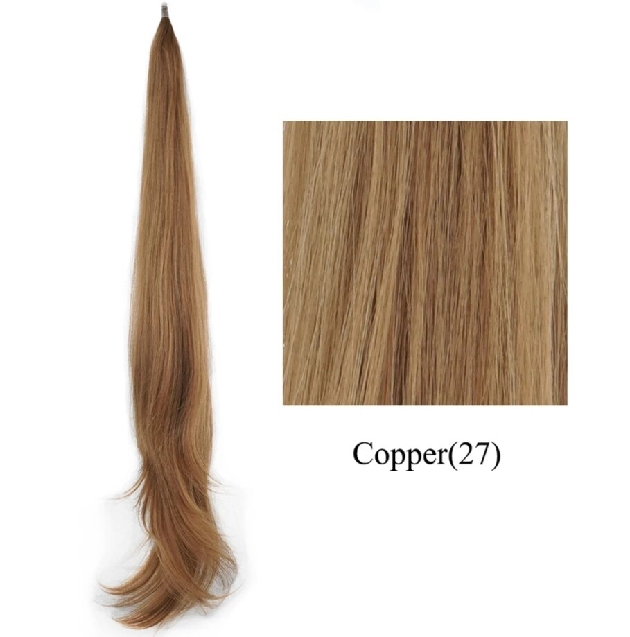 PULL THROUGH PONYTAIL EXTENSION STRAIGHT SYNTHETIC HAIR 26&quot;