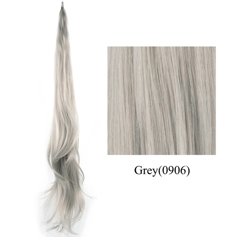 PULL THROUGH PONYTAIL EXTENSION STRAIGHT SYNTHETIC HAIR 26&quot;