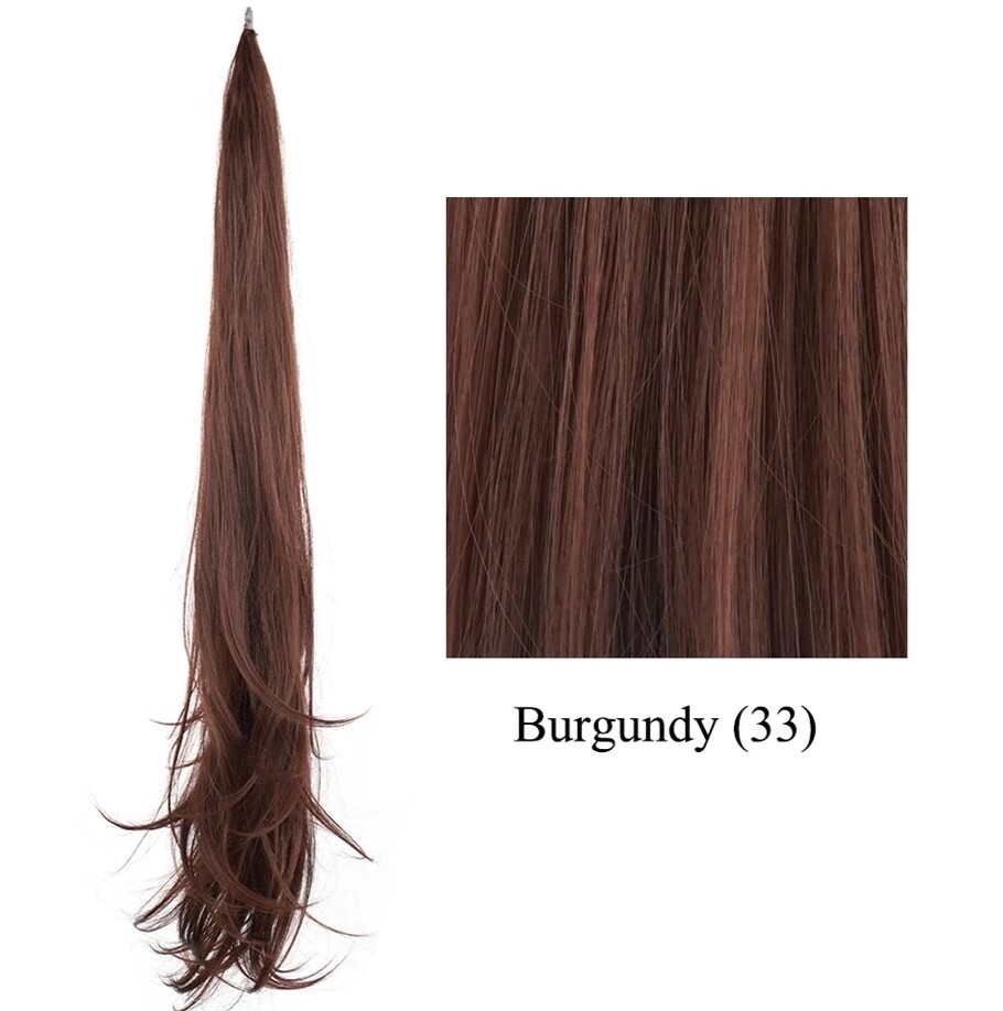 PULL THROUGH PONYTAIL EXTENSION STRAIGHT SYNTHETIC HAIR 26&quot;