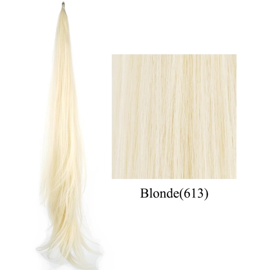 PULL THROUGH PONYTAIL EXTENSION STRAIGHT SYNTHETIC HAIR 26&quot;