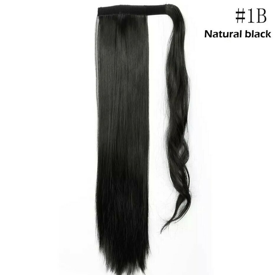 26-Inch Wrap Around Ponytail Extensions Synthetic Hair 