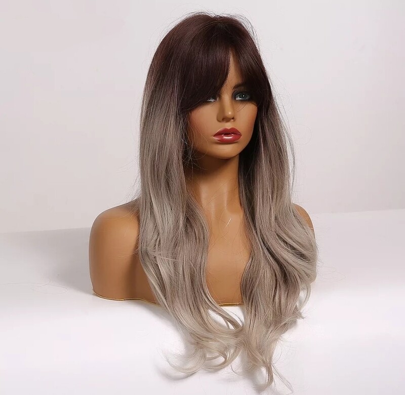 Abby Wig | Ash Brown to Grey Balayage