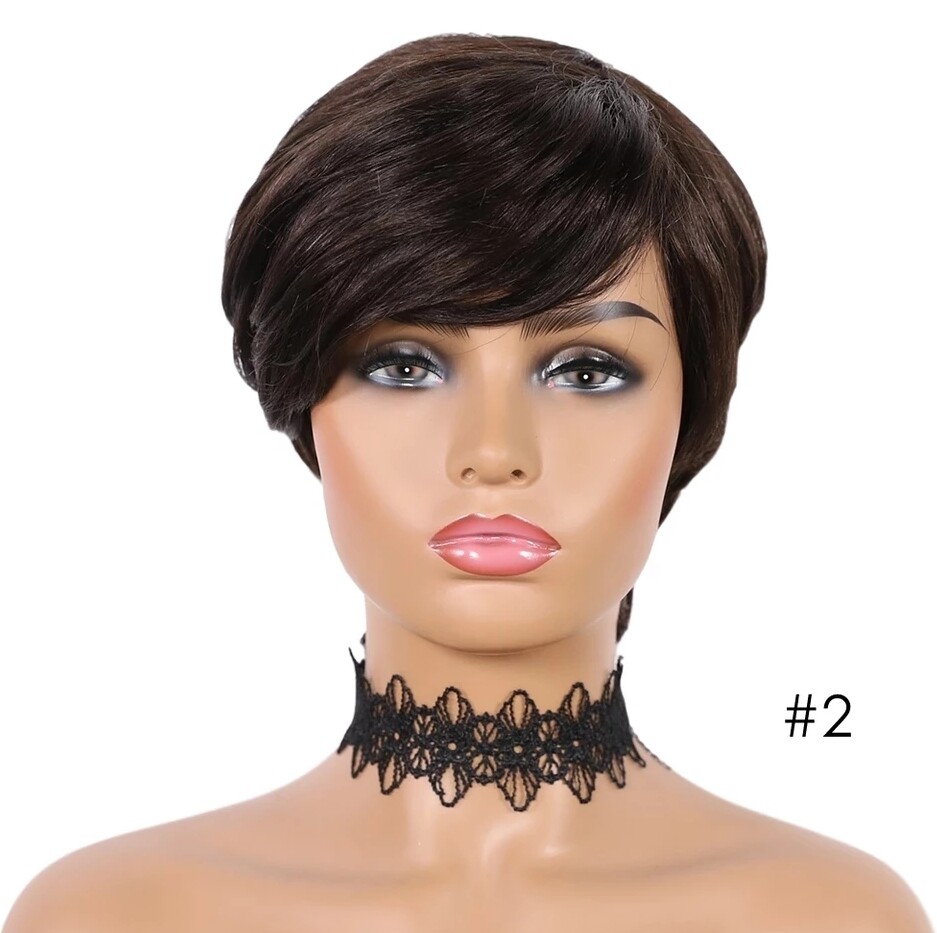 Hailey Wigs | Side Part Human Hair