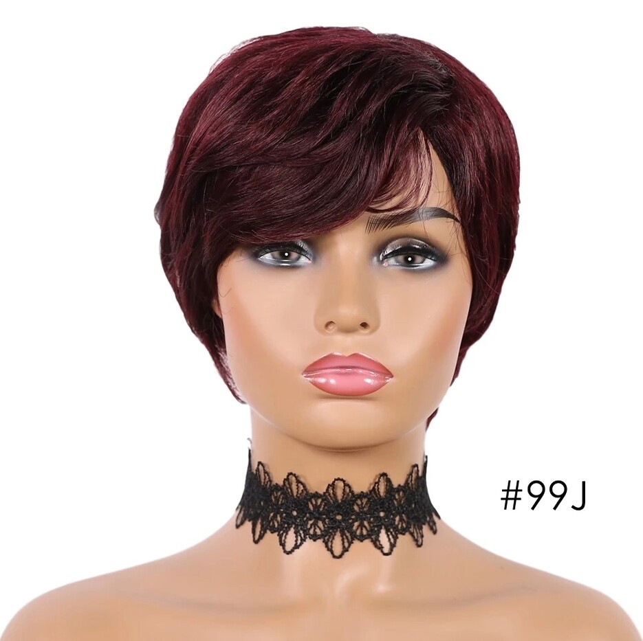 Hailey Wigs | Side Part Human Hair