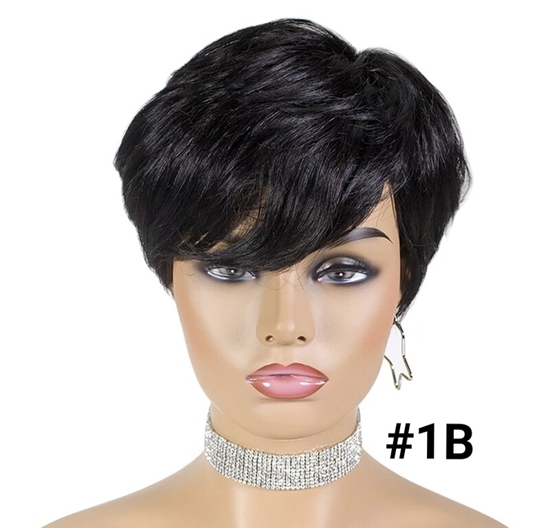Hailey Wigs | Side Part Human Hair